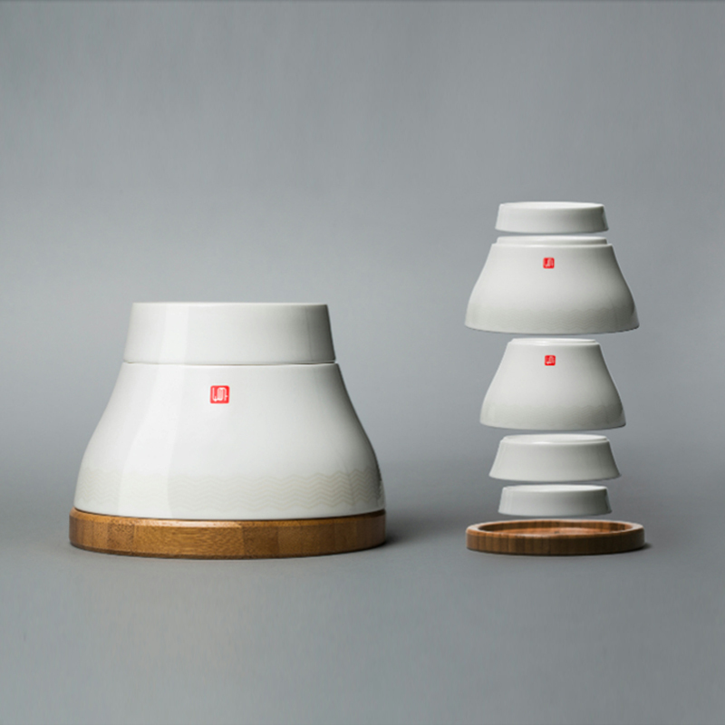 韩国原产LIVING HANKOOK时尚简约节省空间陶瓷餐具六件套 韩国原产LIVING HANKOOK时尚简约节省空间陶瓷餐具六件套