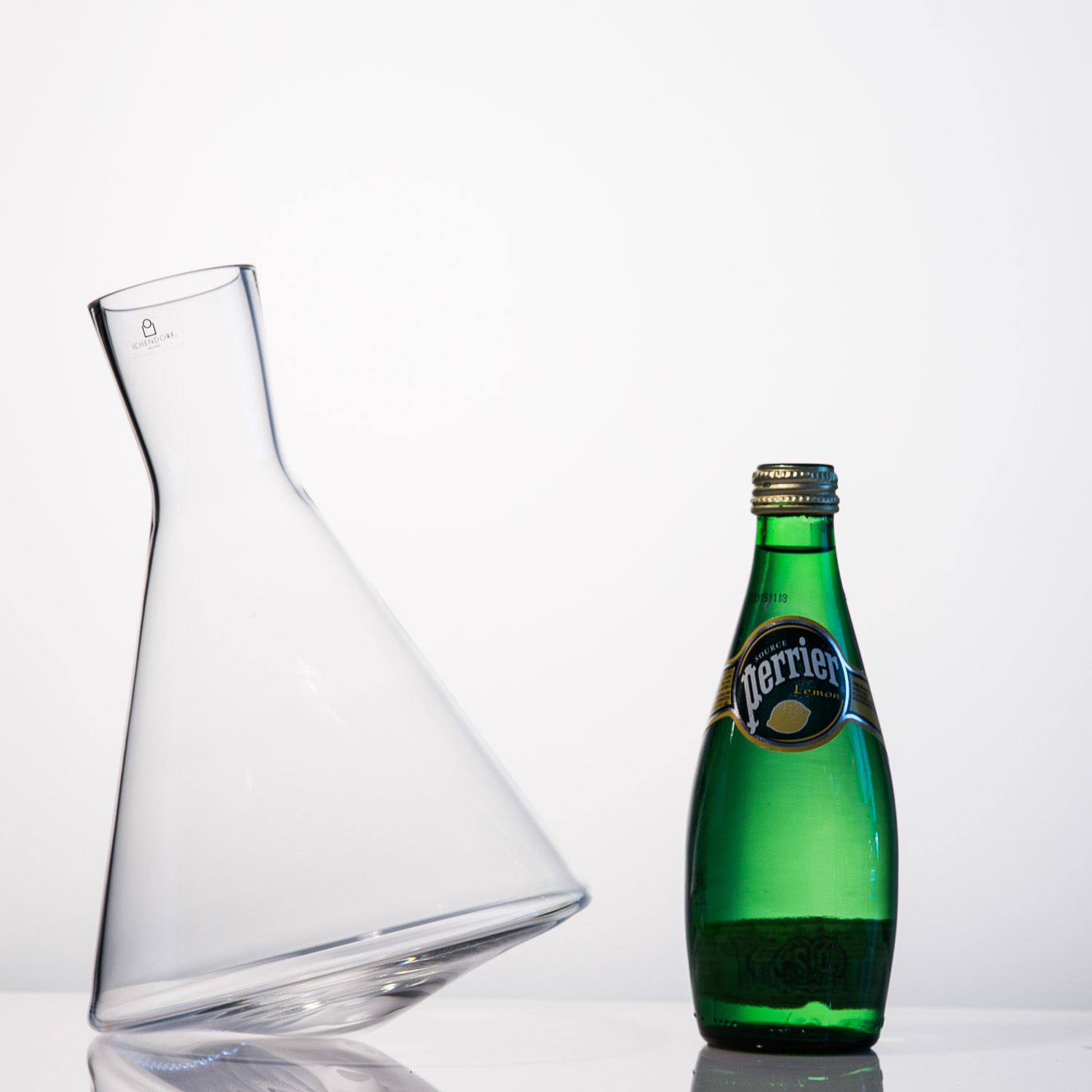 意大利进口玻璃醒酒瓶-ICHENDORF曼哈顿酒吧玻璃水瓶带盖