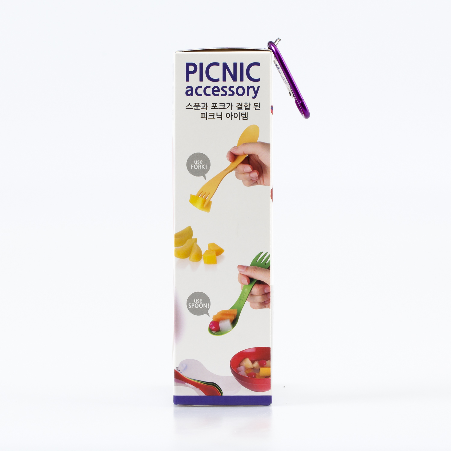 韩国进口叉勺组合-NINEWARE野餐户外磁力叉勺组合