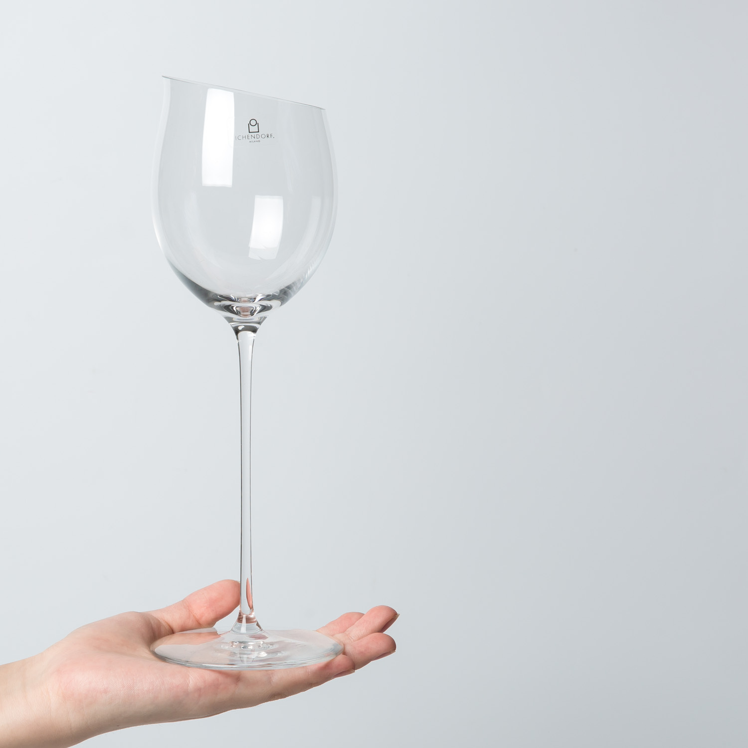 意大利进口玻璃红酒杯-ICHENDORF普罗旺斯带柄玻璃红酒杯6只装