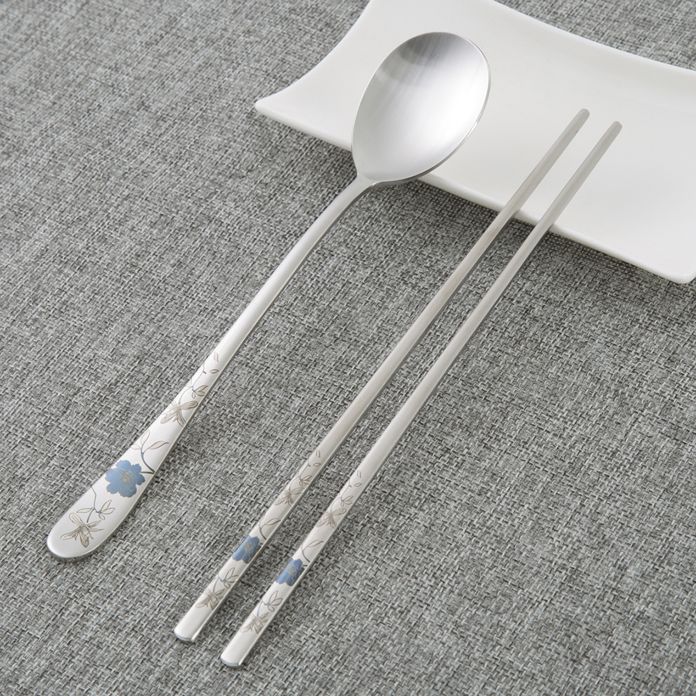 进口筷子勺子套装-韩国进口DMKOREA勺子和筷子套装(1筷子+1勺子)亚光 进口筷子勺子套装-韩国进口DMKOREA勺子和筷子套装(1筷子+1勺子)亚光