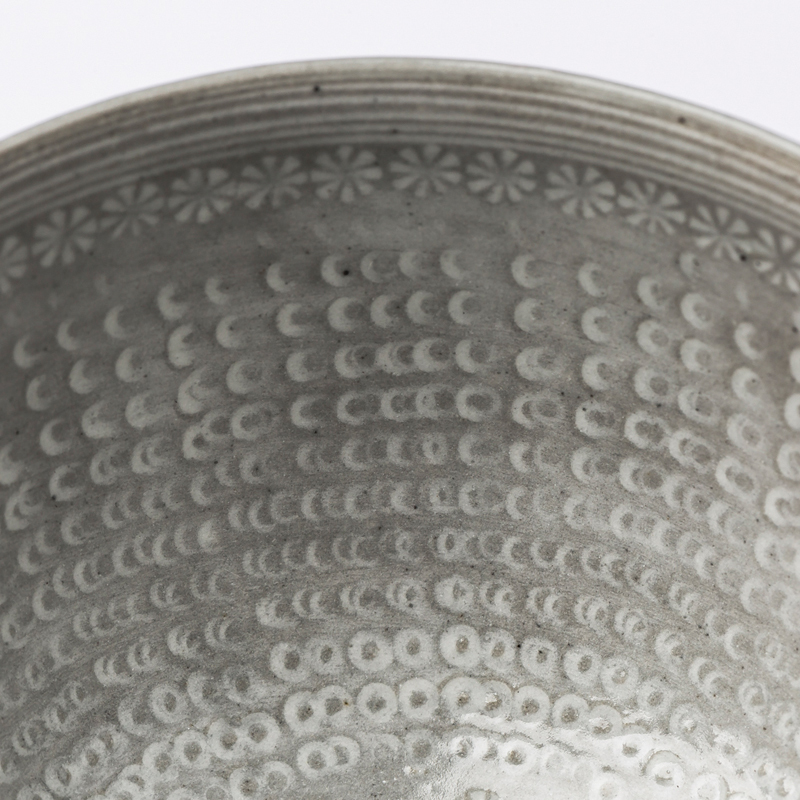 日本进口陶瓷茶具-Kayori纯手工京烧清水烧五福陶瓷茶杯