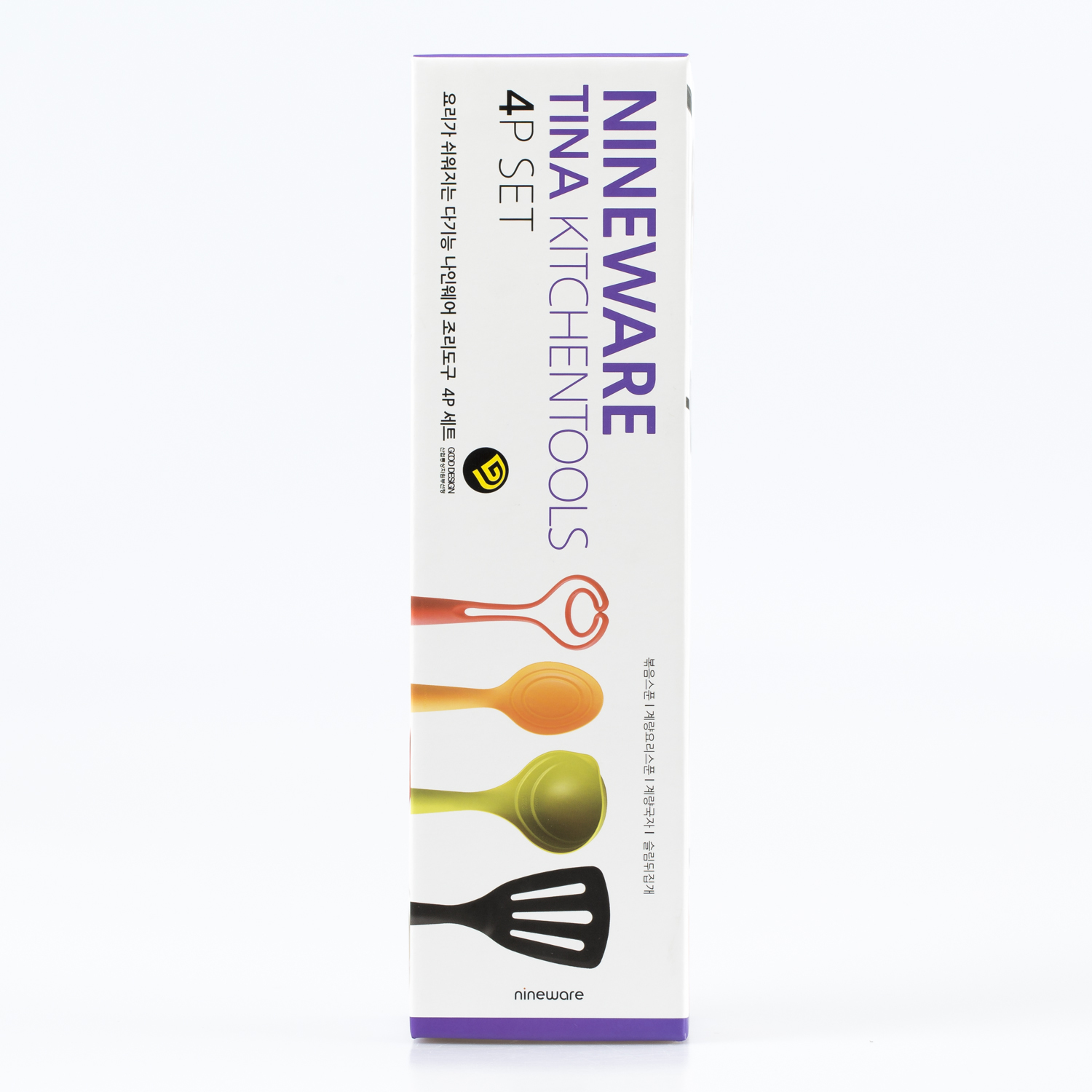 韩国进口锅铲锅勺套装-NINEWARE厨房用具锅铲锅勺四件套