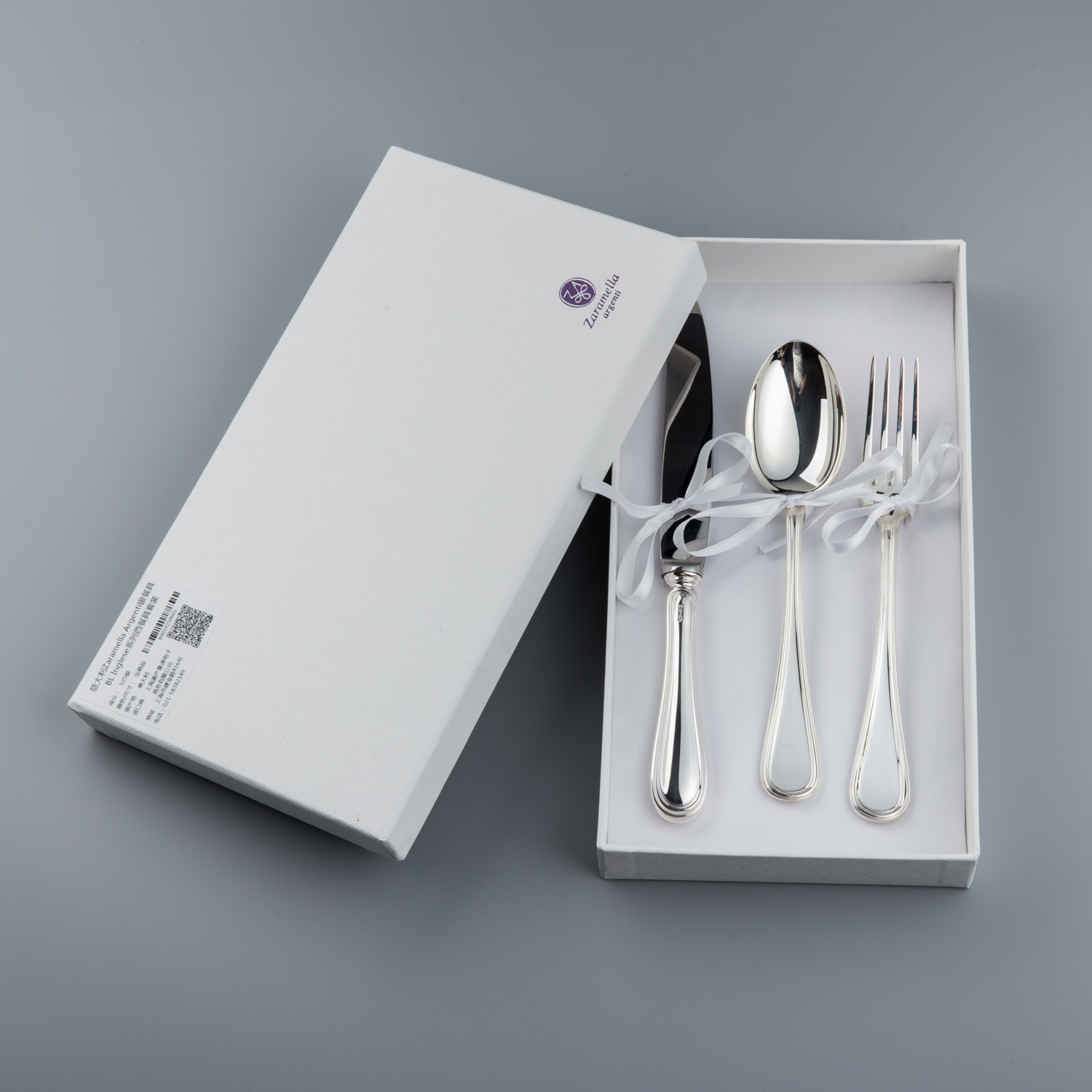 意大利进口银餐具套装-Zaramella Argenti银餐具BL Inglese西餐具套装